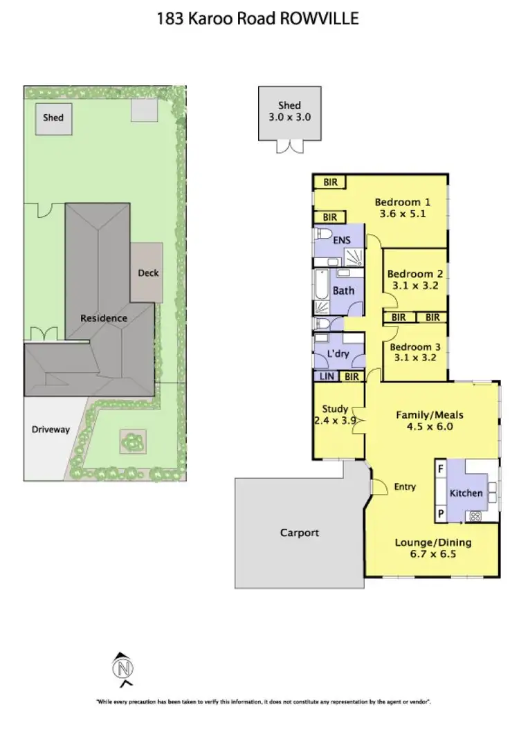 Floorplan of Homely house listing, 183 Karoo Road, Rowville VIC 3178