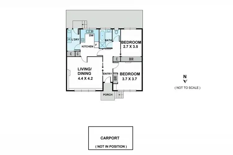 Floorplan of Homely unit listing, 2/28 Milton Street, Canterbury VIC 3126