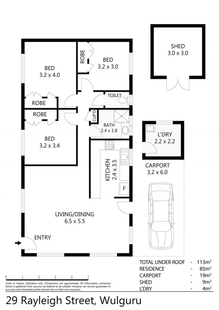 Floorplan of Homely house listing, 26 Rayleigh Street, Wulguru QLD 4811