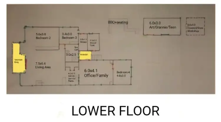 Floorplan of Homely house listing, 368 Victoria Parade South, Coochiemudlo Island QLD 4184