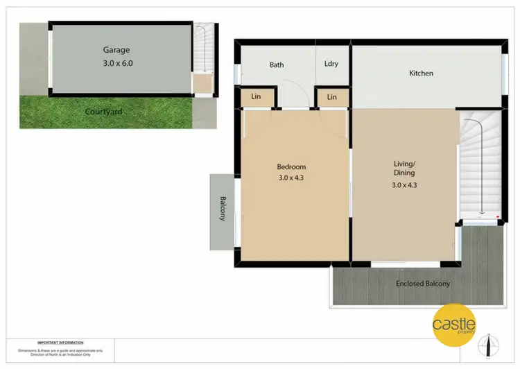 Floorplan of Homely townhouse listing, 2/106 The Lane, Wickham NSW 2293