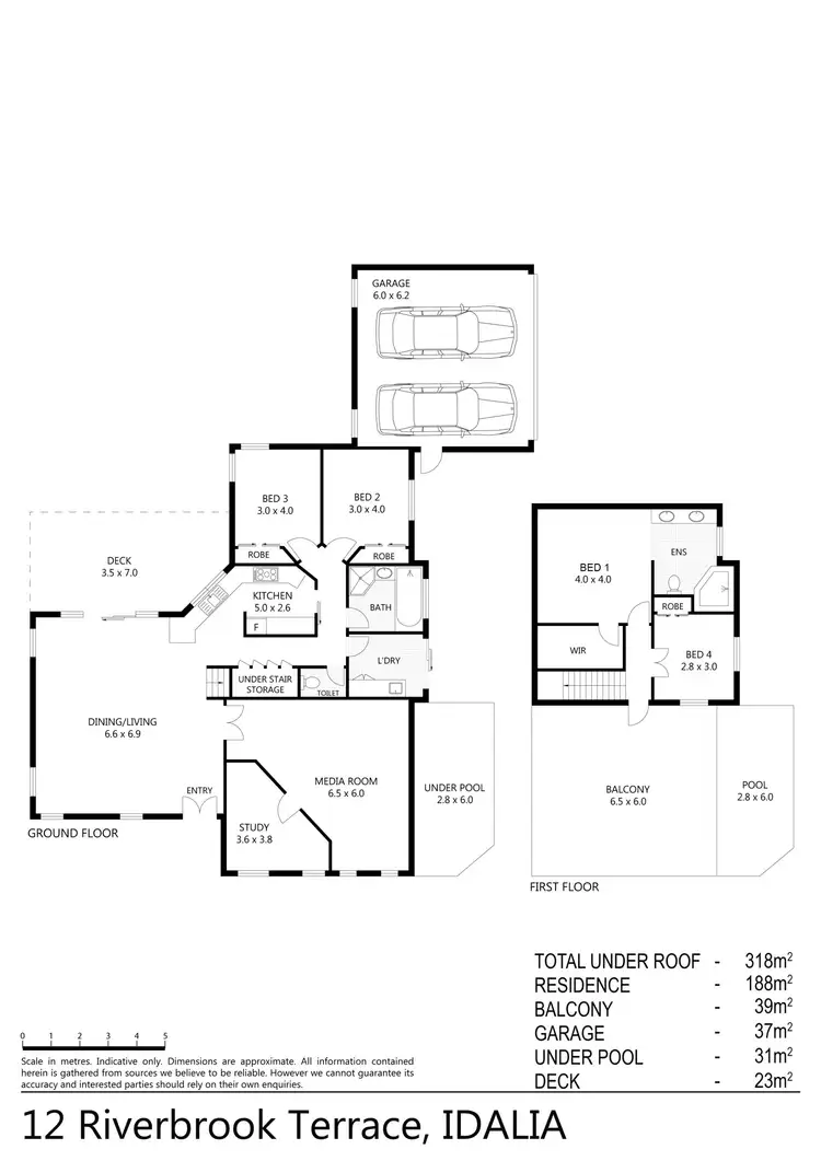 Floorplan of Homely house listing, 12 Riverbrook Terrace, Idalia QLD 4811