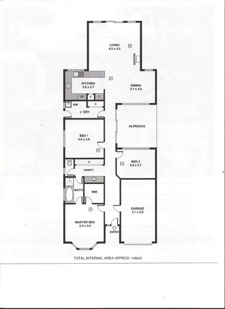 Floorplan of Homely house listing, 28 Taylor Street, Modbury Heights SA 5092