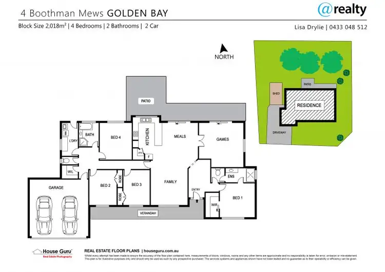 Floorplan of Homely house listing, 4 Boothman Mews, Golden Bay WA 6174