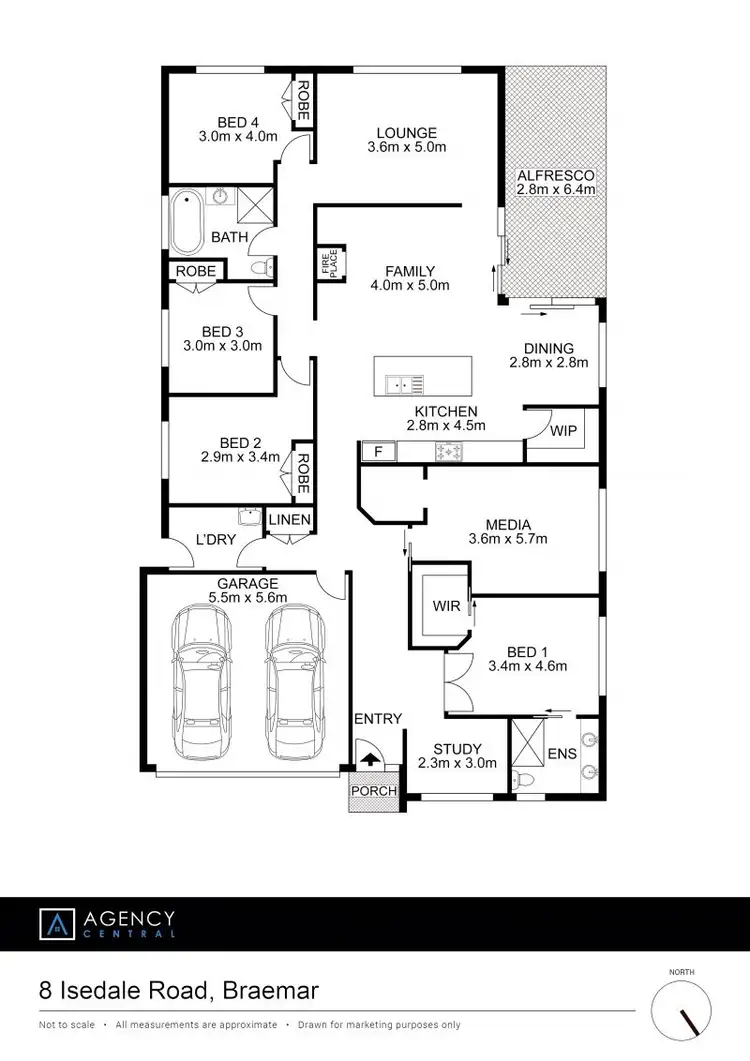 Floorplan of Homely house listing, 8 Isedale Road, Braemar NSW 2575