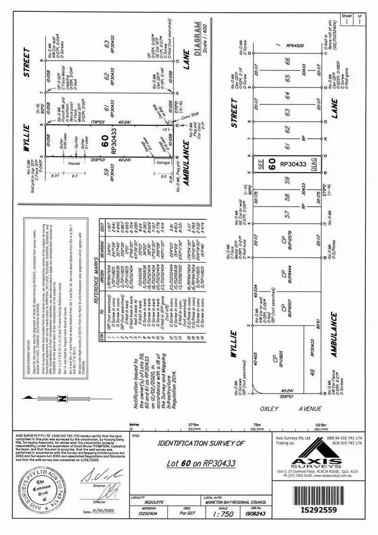 Floorplan of Homely land listing, 25 Wyllie Street, Redcliffe QLD 4020