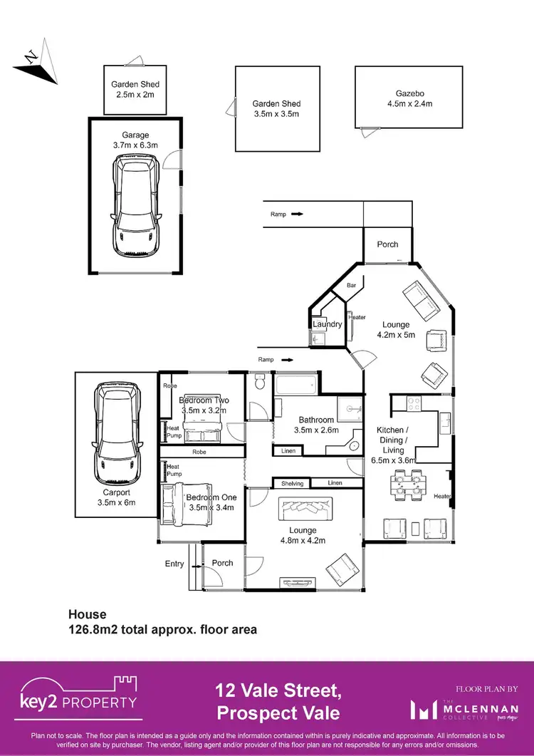 Floorplan of Homely house listing, 12 Vale Street, Prospect Vale TAS 7250