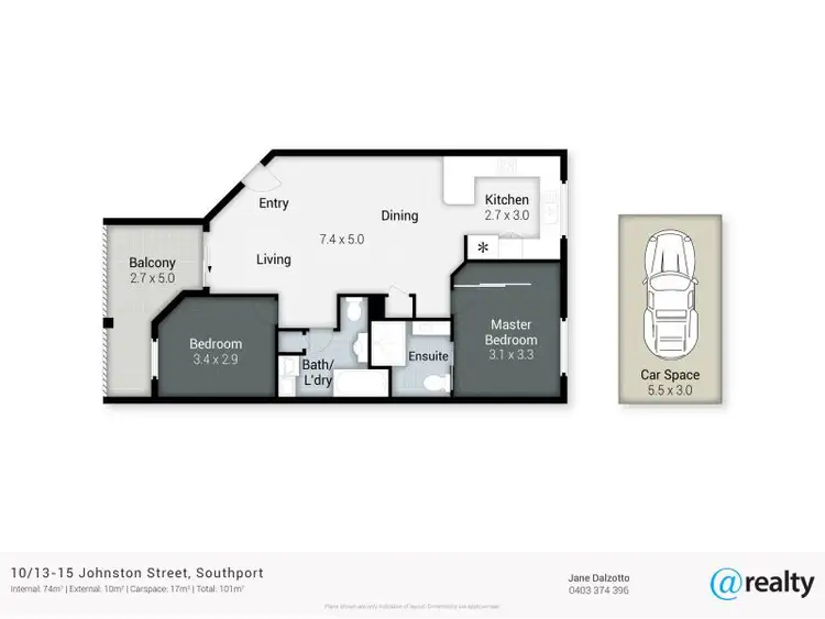 Floorplan of Homely unit listing, 10/13 Johnston Street, Southport QLD 4215