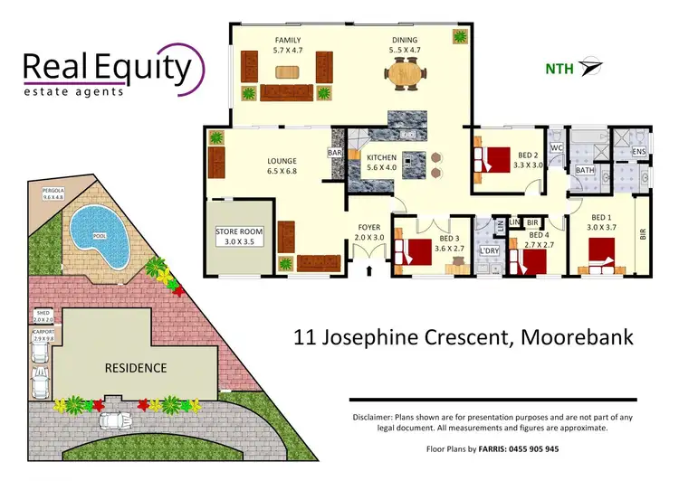 Floorplan of Homely house listing, 11 Josephine Crescent, Moorebank NSW 2170