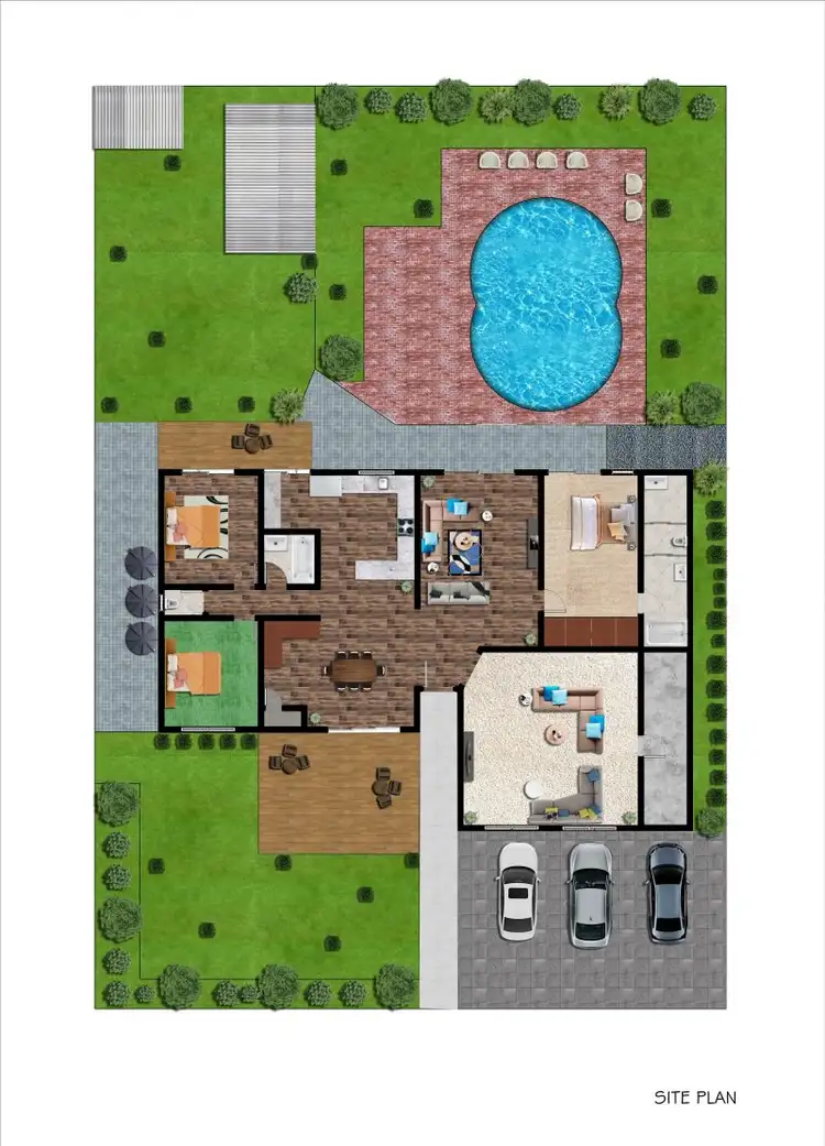 Floorplan of Homely house listing, 17 Michelangelo St, Fig Tree Pocket QLD 4069