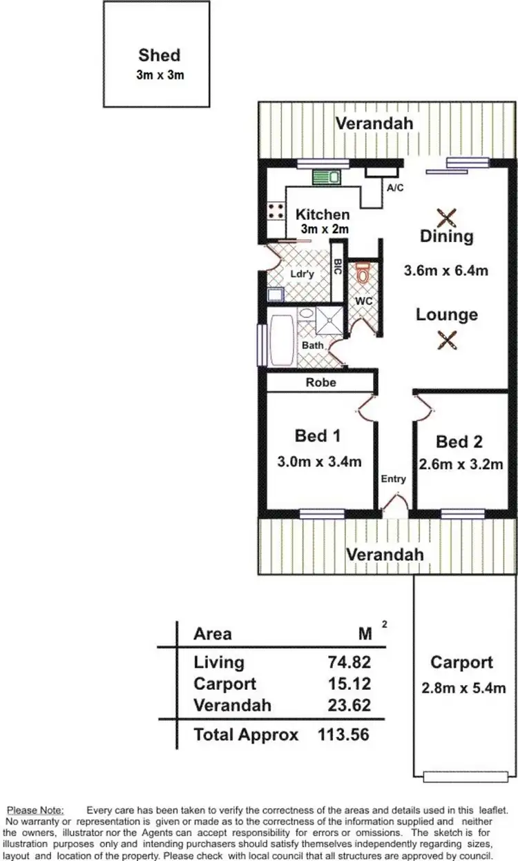 Floorplan of Homely unit listing, Address available on request