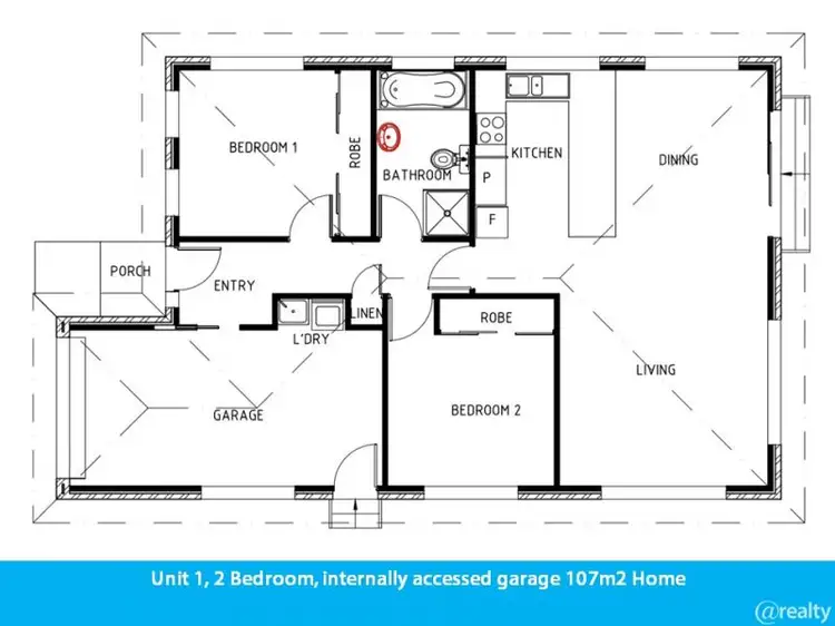 Floorplan of Homely house listing, 1/11 Dulcie Court, Oakdowns TAS 7019