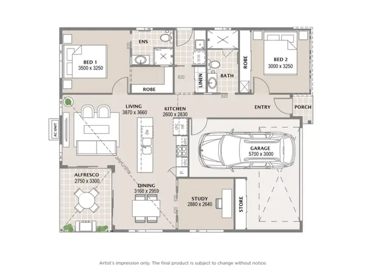 Floorplan of Homely retirement listing, 211/41 Radke Road, Bethania QLD 4205