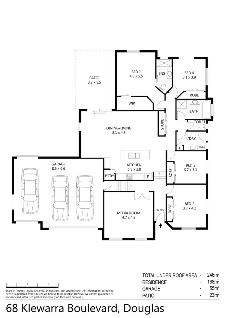 Floorplan of Homely house listing, 68 Klewarra Boulevard, Douglas QLD 4814