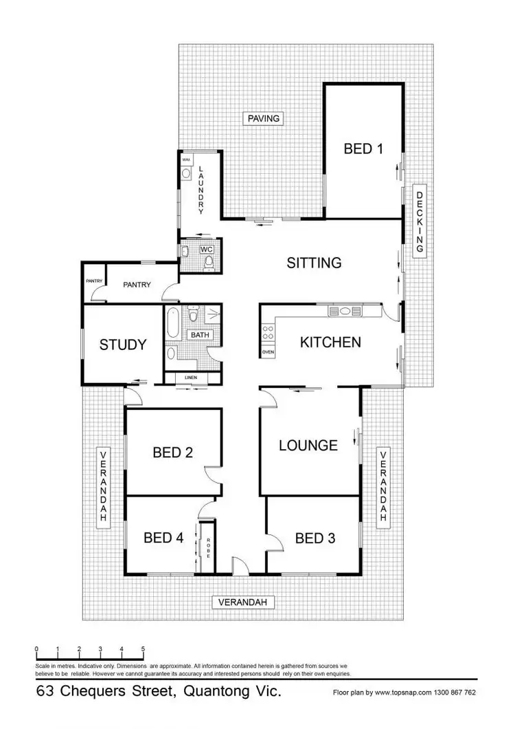 Floorplan of Homely house listing, 63 Chequers Road, Quantong VIC 3401