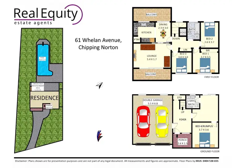 Floorplan of Homely house listing, 61 Whelan Avenue, Chipping Norton NSW 2170