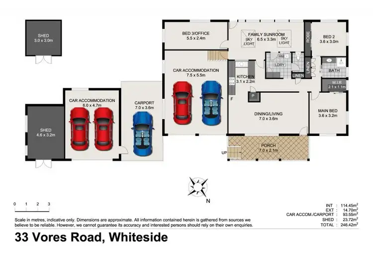 Floorplan of Homely house listing, 33 Vores Road, Whiteside QLD 4503