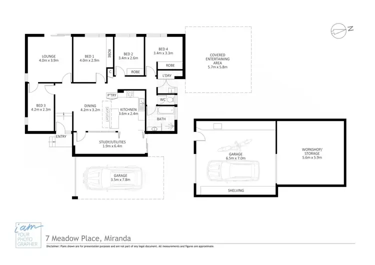 Floorplan of Homely house listing, 7 Meadow Place, Miranda NSW 2228