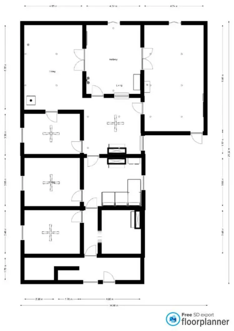 Floorplan of Homely house listing, 239-241 Main Street, Peterborough SA 5422