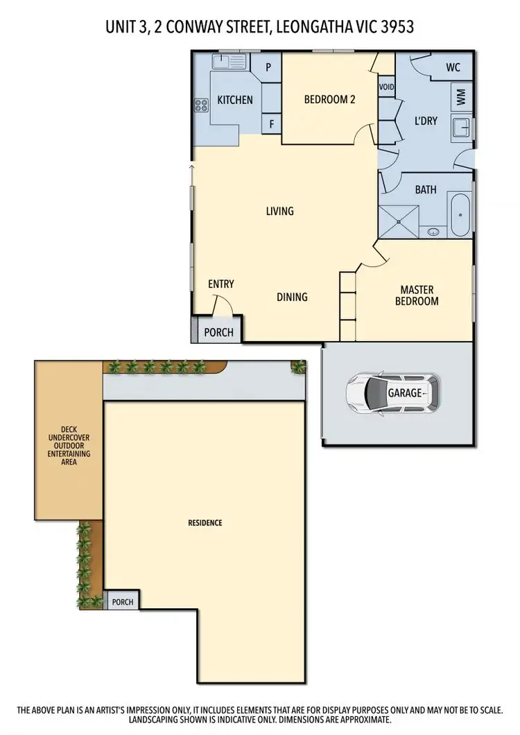 Floorplan of Homely unit listing, Unit 3/2 Conway Street, Leongatha VIC 3953