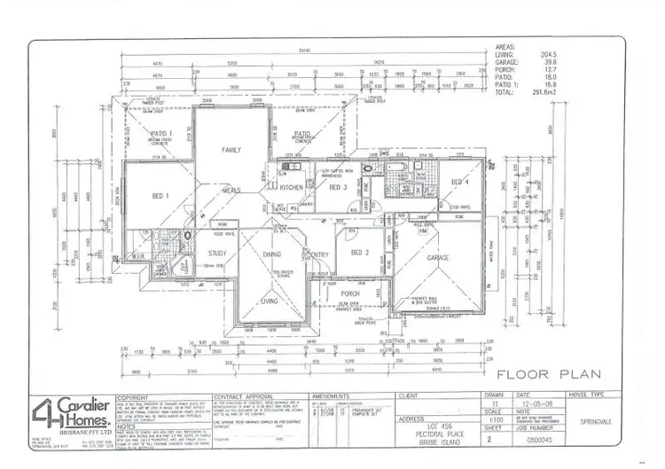 Floorplan of Homely house listing, 22 Pectoral Place, Banksia Beach QLD 4507