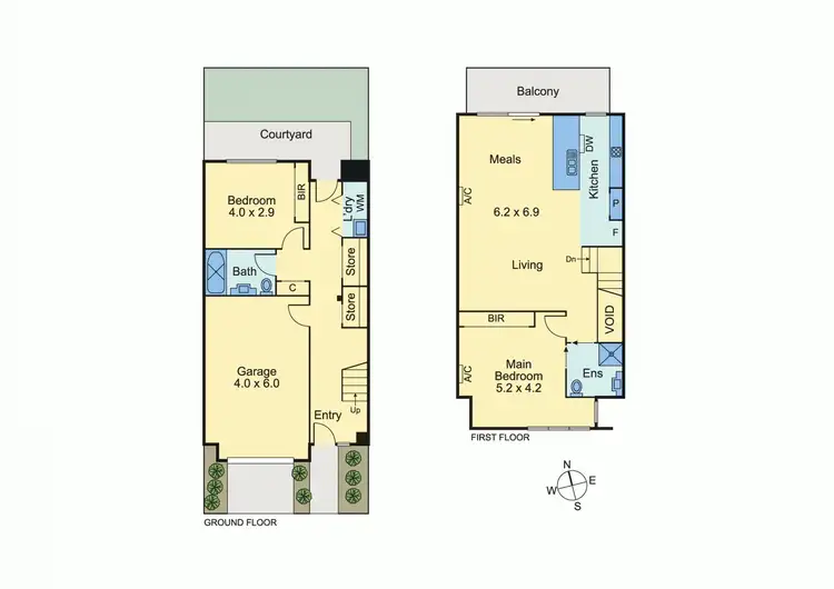 Floorplan of Homely townhouse listing, 8/24 Healesville Loop, Craigieburn VIC 3064