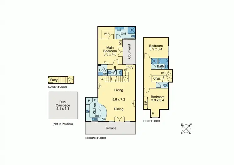 Floorplan of Homely townhouse listing, 2 Russell Street, Prahran VIC 3181