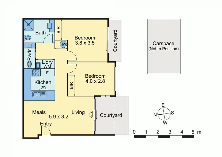 Floorplan of Homely apartment listing, 6/273 Grange Road, Ormond VIC 3204