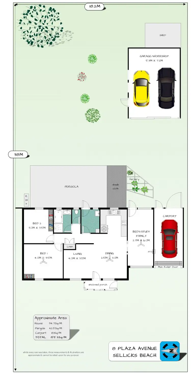Floorplan of Homely house listing, 8 Plaza Avenue, Sellicks Beach SA 5174