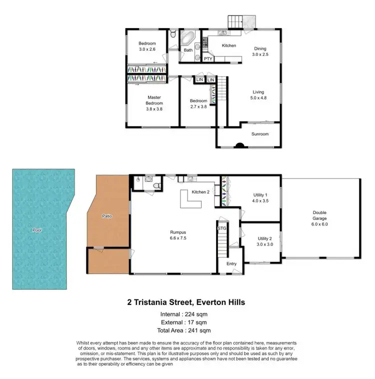 Floorplan of Homely house listing, 2 Tristania Street, Everton Hills QLD 4053