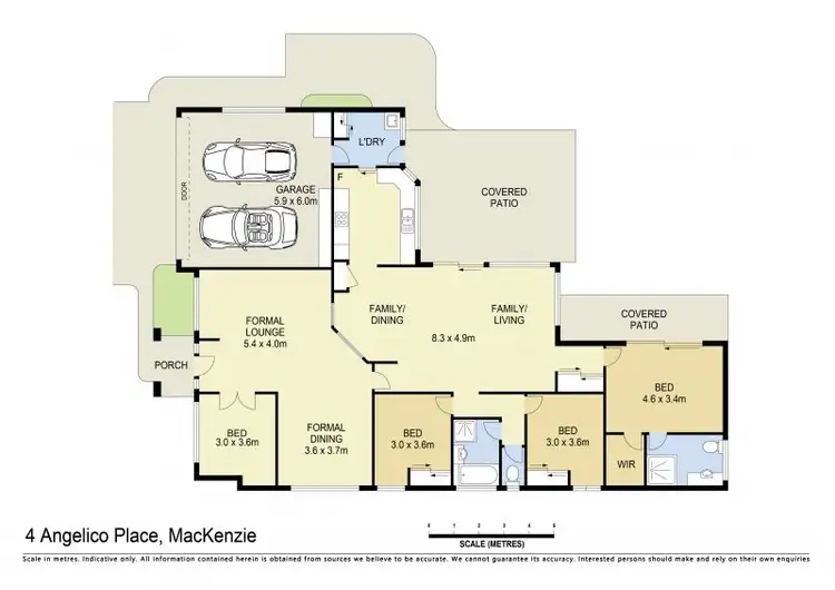 Floorplan of Homely house listing, 4 Angelico Place, Mackenzie QLD 4156