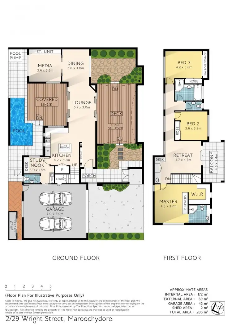 Floorplan of Homely unit listing, 2/29 Wright Street, Maroochydore QLD 4558