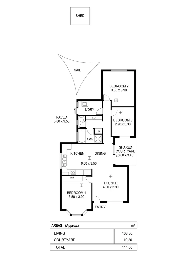 Floorplan of Homely house listing, Address available on request