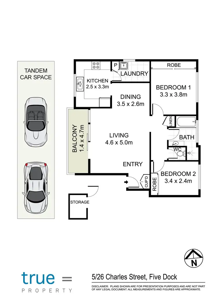 Floorplan of Homely apartment listing, 5/26 Charles Street, Five Dock NSW 2046