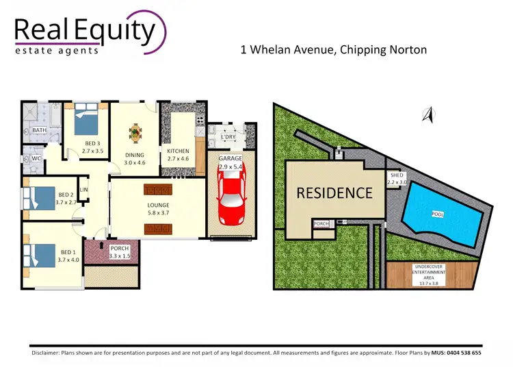 Floorplan of Homely house listing, 1 Whelan Avenue, Chipping Norton NSW 2170
