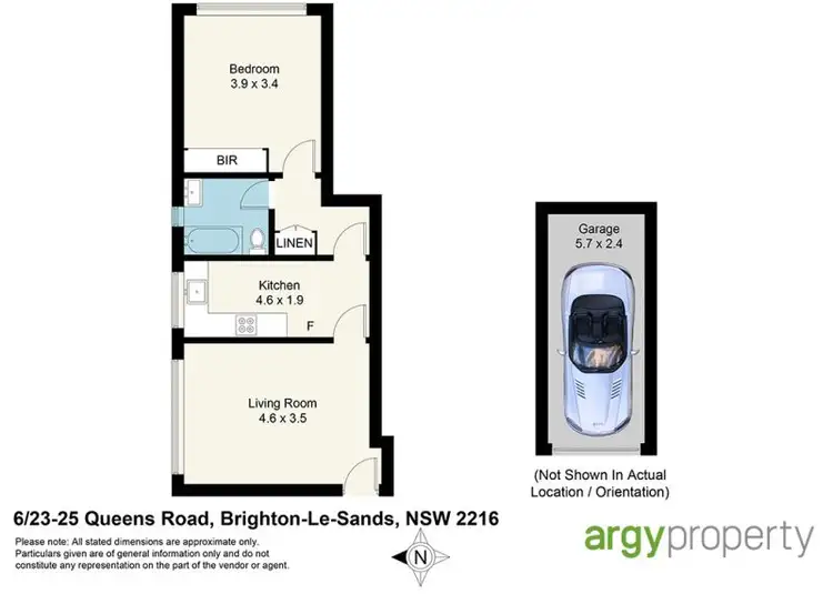 Floorplan of Homely apartment listing, 6/23-25 Queens Road, Brighton-Le-Sands NSW 2216