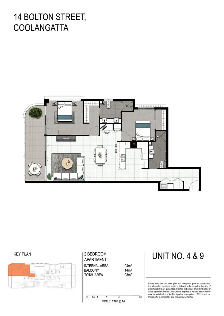 Floorplan of Homely apartment listing, 9/14 Bolton Street, Kirra QLD 4225
