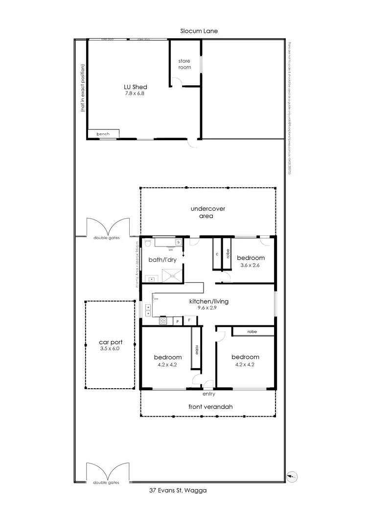 Floorplan of Homely house listing, 37 Evans Street, Wagga Wagga NSW 2650