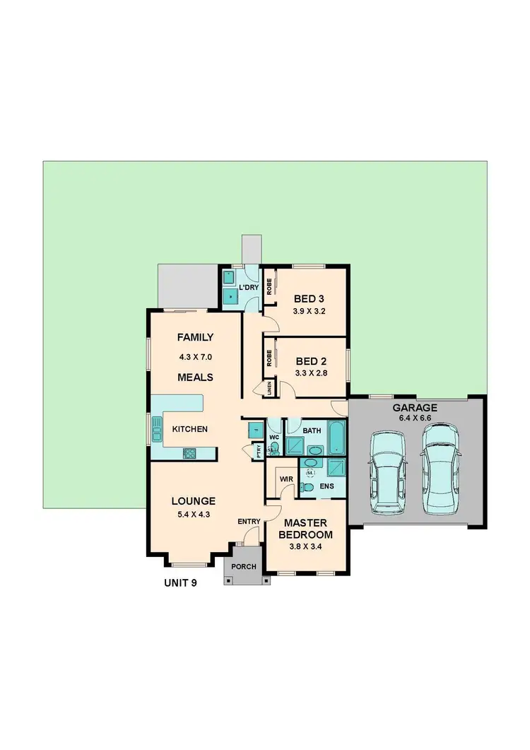 Floorplan of Homely unit listing, 9/4 Eden Place, Wallan VIC 3756