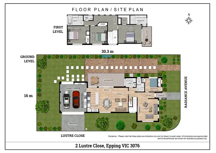 Floorplan of Homely house listing, 2 Lustre Close, Epping VIC 3076