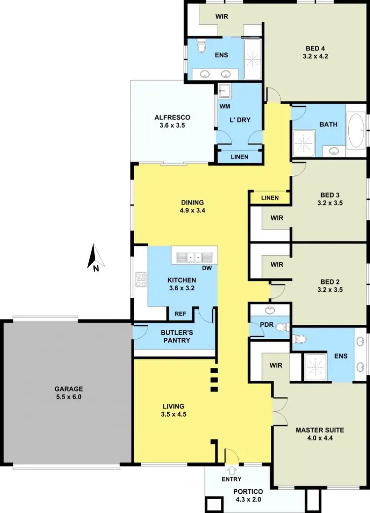 Floorplan of Homely house listing, 32 Umbrella Way, Point Cook VIC 3030