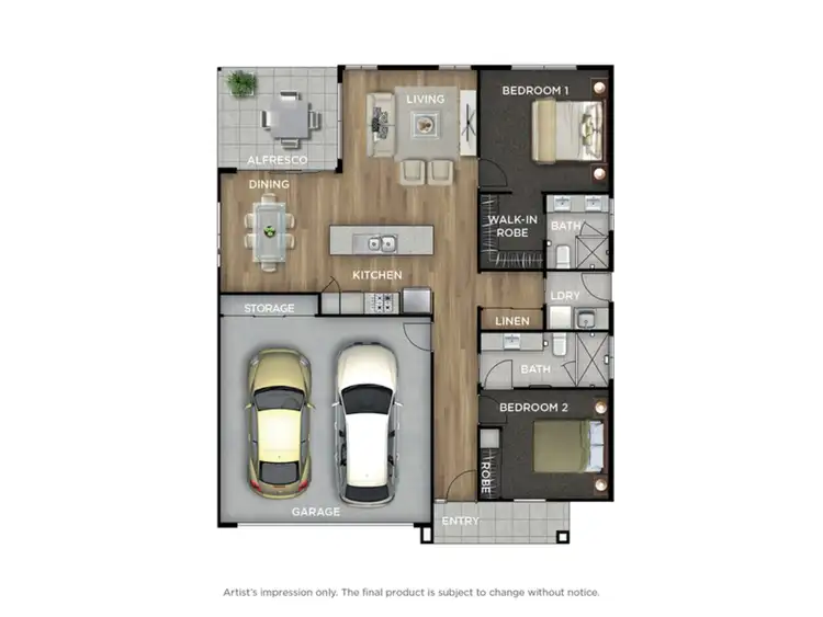 Floorplan of Homely retirement listing, 202/2 Koplick Road, Chambers Flat QLD 4133
