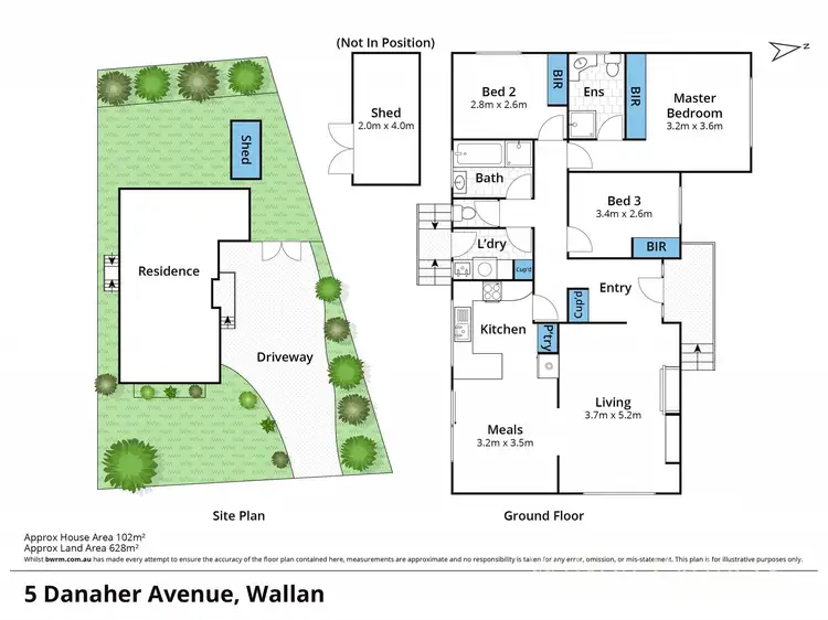 Floorplan of Homely house listing, 5 Danaher Avenue, Wallan VIC 3756