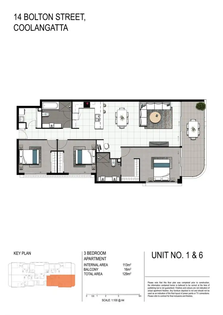 Floorplan of Homely apartment listing, 1/14 Bolton Street, Coolangatta QLD 4225