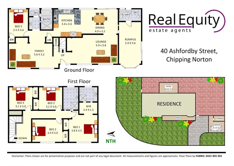 Floorplan of Homely house listing, 40 Ashfordby Street, Chipping Norton NSW 2170