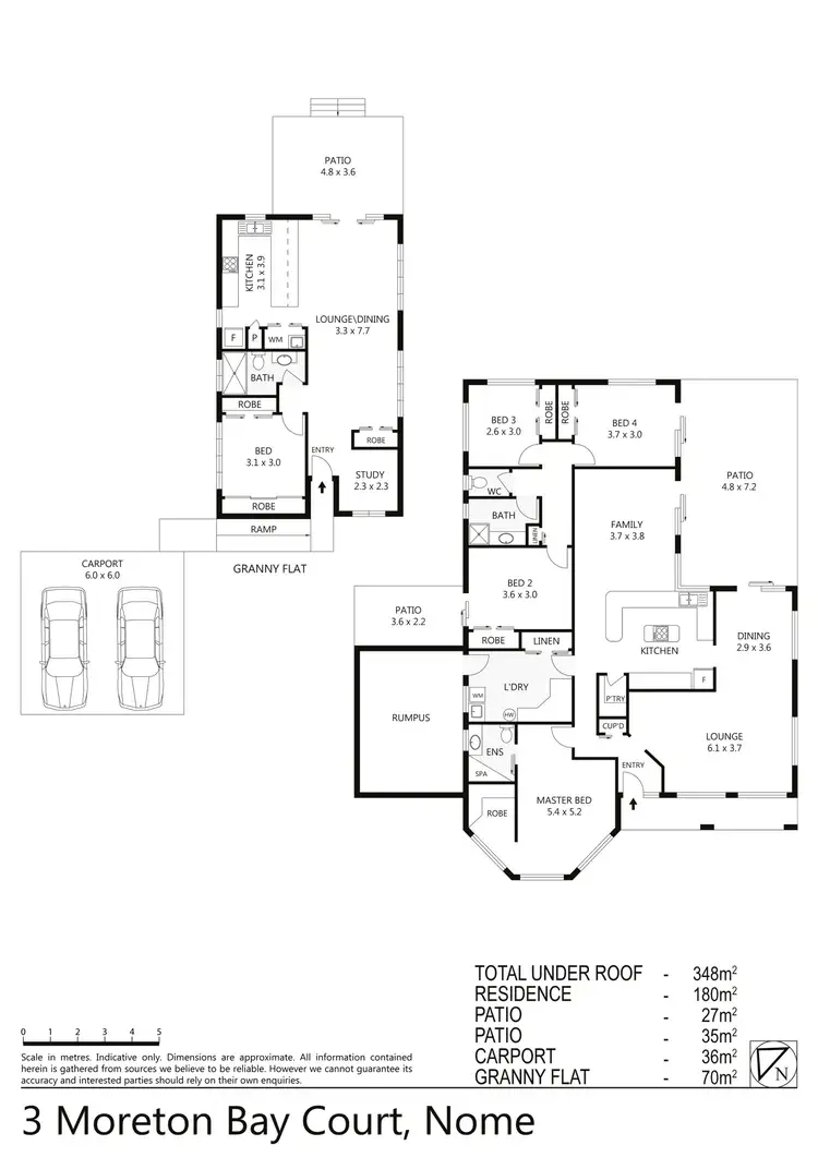 Floorplan of Homely house listing, 3 Moreton Bay Court, Nome QLD 4816