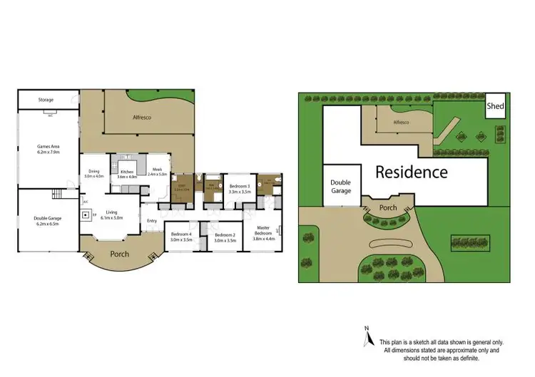 Floorplan of Homely house listing, 13 Daryl Avenue, Wonthaggi VIC 3995