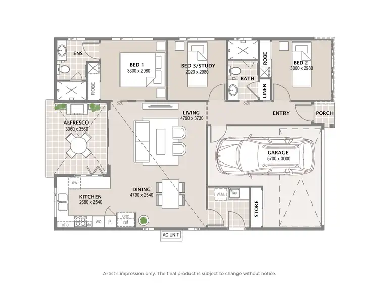Floorplan of Homely retirement listing, 192/41 Radke Road, Bethania QLD 4205