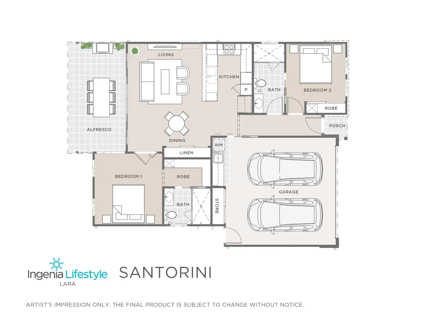 Floorplan of Homely retirement listing, 84/40 Watt Street, Lara VIC 3212