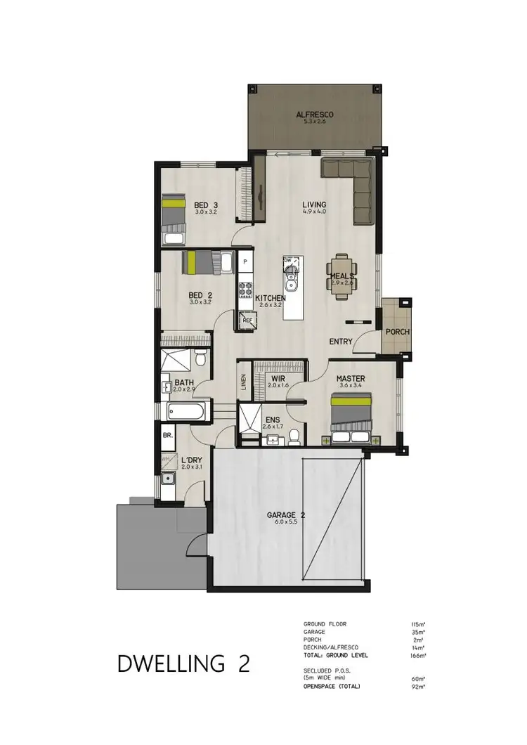 Floorplan of Homely unit listing, 2/8 Clendon Road, Ferntree Gully VIC 3156